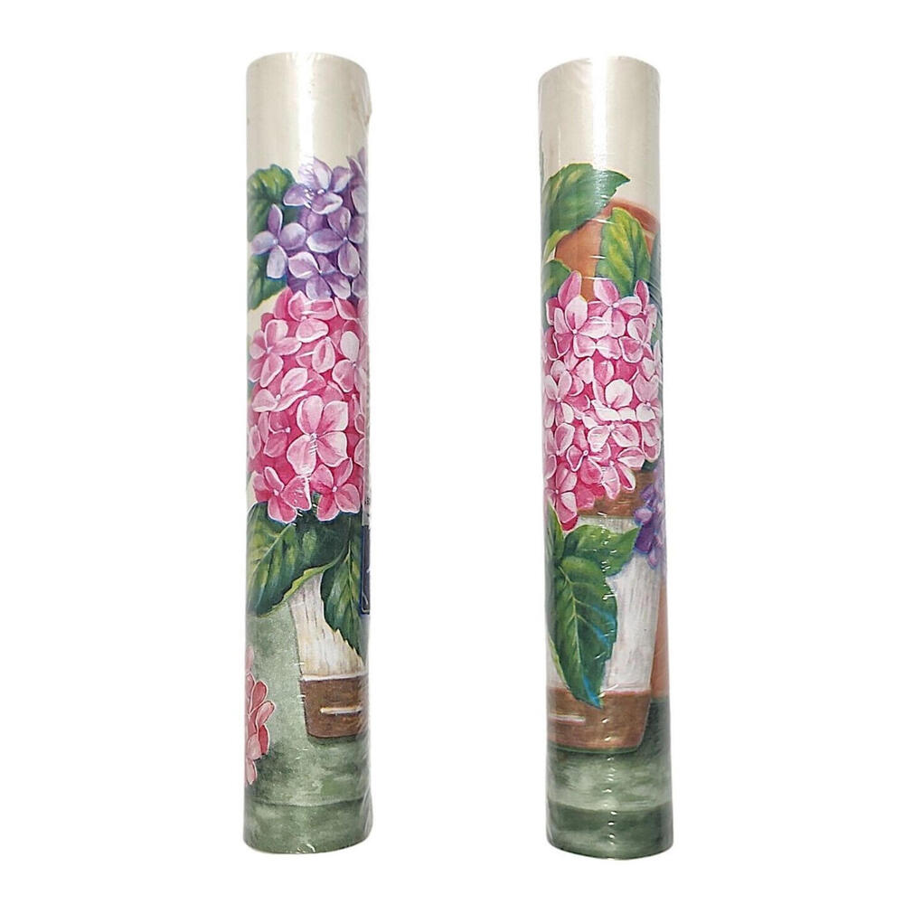 Village Wallpaper Border Floral Hydrangea Botanical #597498 Lot Of 2, Canada